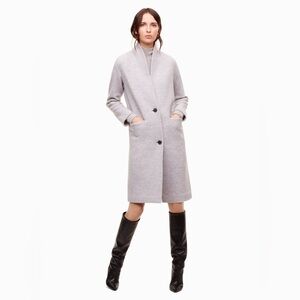 Aritzia Wilfred Dujardin Jacket- Merino Wool Women's Jacket- Grey- XXS